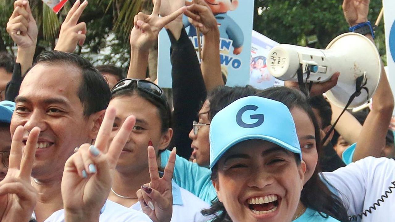 FOTO: Dukungan Relawan Pemuda Teman Gibran untuk Prabowo-Gibran Satu Putaran di Pilpres 2024 Kian Paten