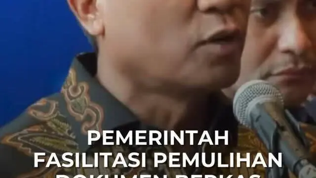 Pemerintah Fasilitasi Pemulihan Dokumen Berkas Rusak Milik Korban Bencana