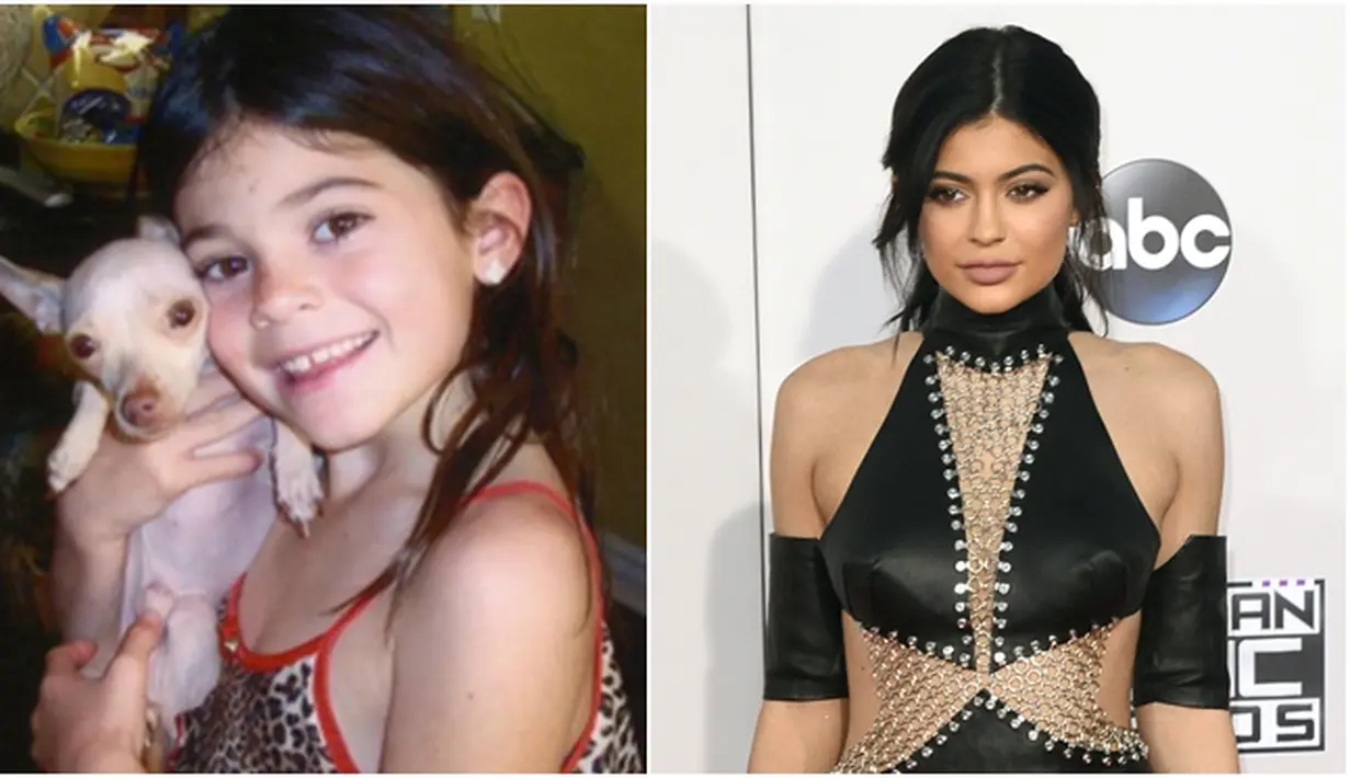 Kylie Jenner. Bintang serial televisi ‘Keeping Up With The Kardashians’ ini tampaknya merupakan pencinta binatang peliharaan terutama anjing. (via instagram/@kyliejenner – Bintang/EPA)
