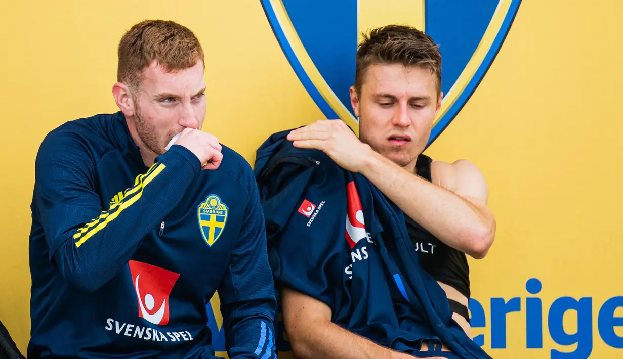 Covid-19 memakan korban menjelang berlangsungnya perhelatan Euro 2020 (Euro 2021). Tercatat 5 pemain harus terpapar virus ini dan terancam tidak dapat berlaga di pertandingan perdana mereka. Bahkan sialnya, ada yang langsung tercoret dari skuat. ((Foto: AFP/Jonathan Nackstrand)