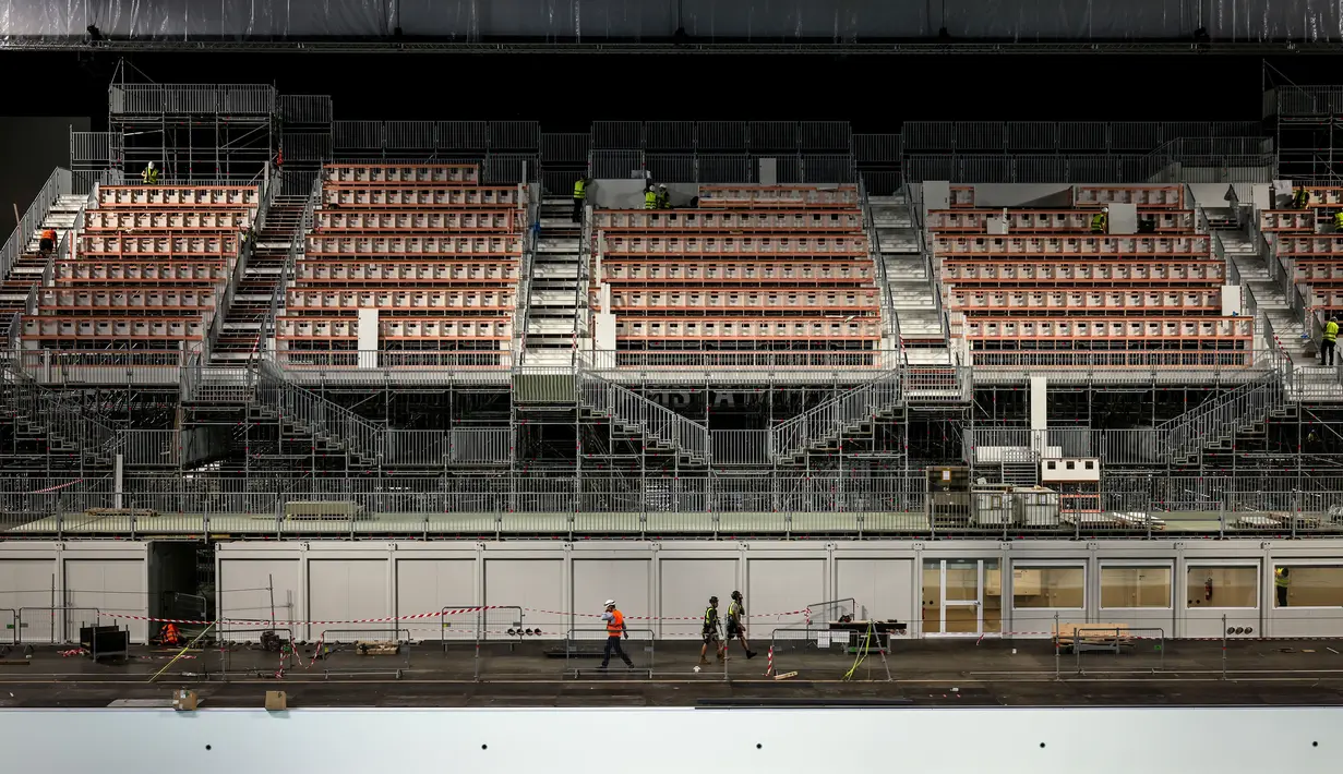 Paris La Defense Arena dibuka pertama kali pada Oktober 2017. (AP Photo/Thomas Padilla)