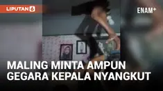 Kepala Nyangkut di Plafon, Maling di Cirebon Menjerit Minta Tolong
