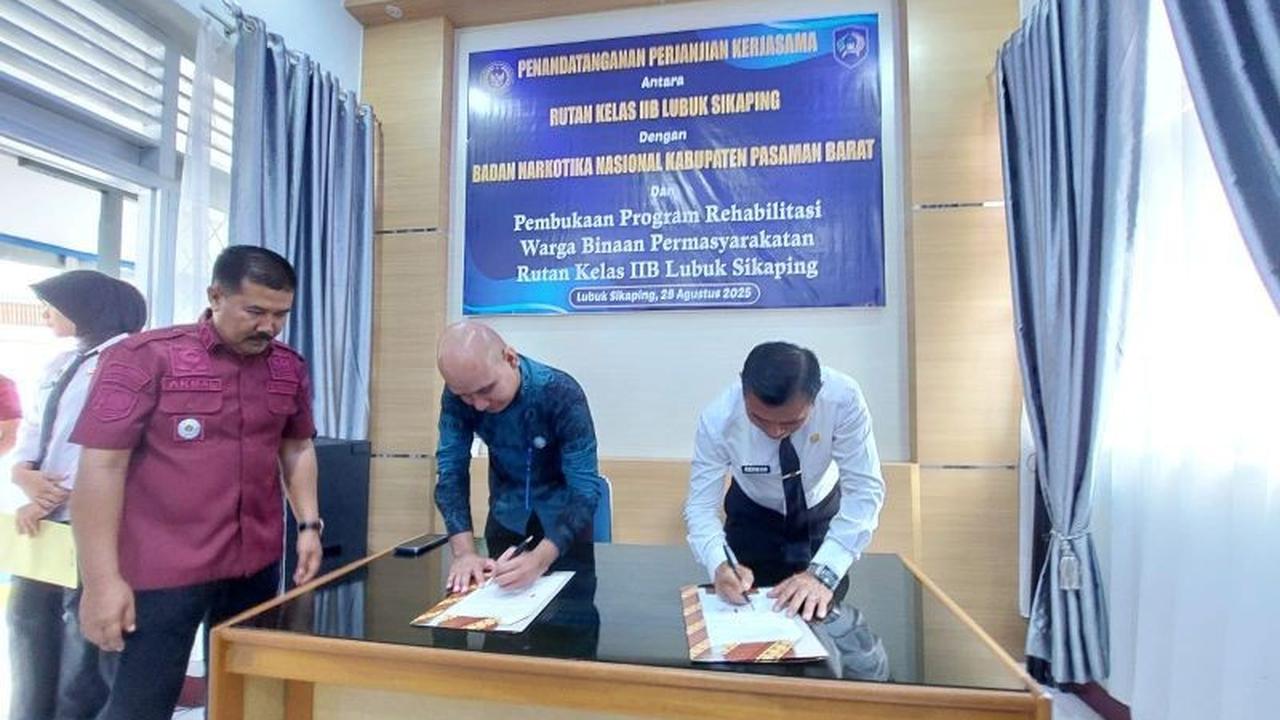 Trivia: Rutan Lubuk Sikaping dan BNNK Pasaman Barat Perkuat Kolaborasi Pencegahan Narkoba Rutan, Targetkan Ratusan WBP Direhabilitasi