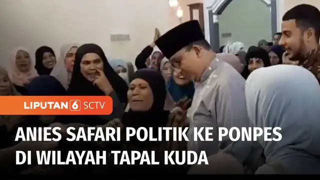 VIDEO: Kunjungan ke Majelis Taklim di Bondowoso, Anies Baswedan Diserbu Ibu-ibu
