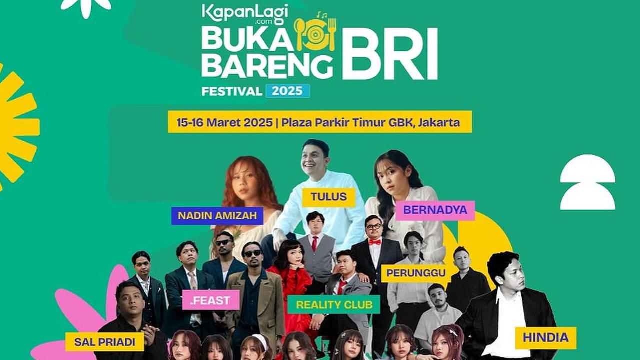 Jadwal Konser Musik di Bulan Ramadan 2025, Ada KapanLagi Buka Bareng BRI yang Banjir Superstar