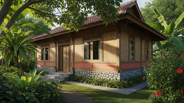 12 Inspirasi Rumah Desa dengan Jendela Lebar, Desain Modern Menyatu dengan Alam