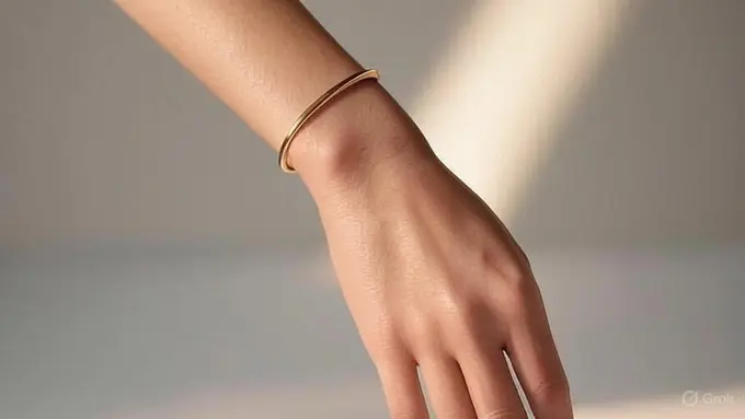 Model Gelang Emas Plat Polos untuk Investasi/Ilustrasi gambar oleh AI