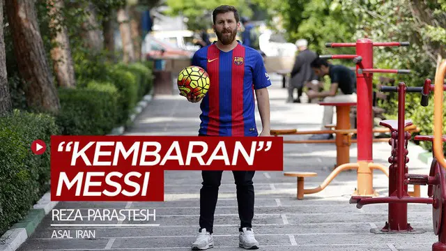 VIDEO: Bintang Barcelona, Lionel Messi Pernah Punya Kembaran dari Iran