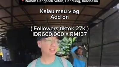 Viral Turis Malaysia Ditarif Rp 600 Ribu Buat Nge-vlog di Rumah Pengabdi Setan