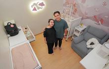 Potret Kamar Calon Anak Gritte Agatha Bernuansa Pink, Dilengkapi Box Bayi Hingga Sofa Nyaman Untuk Menyusui