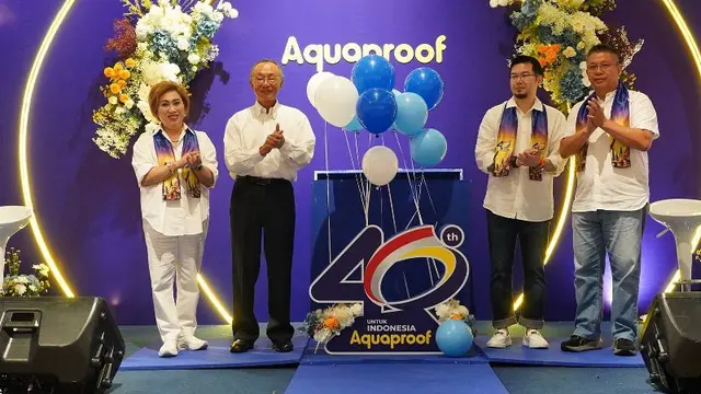 Pelopor Cat Pelapis Anti Bocor Rayakan 40 Tahun Berkiprah dan Jadi Bagian dari Perkembangan Industri.  foto: istimewa