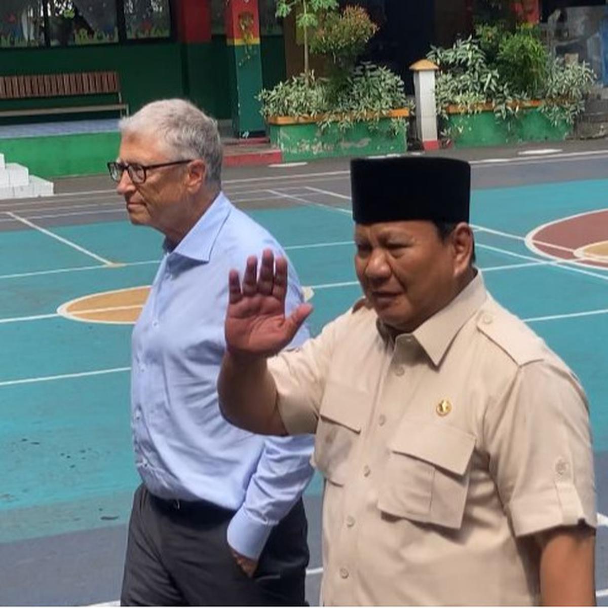 prabowo subianto dan bill gates