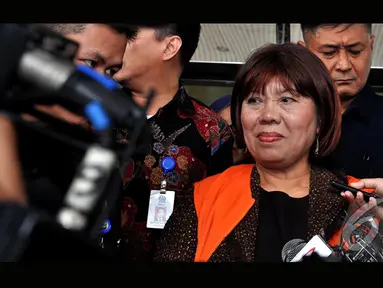 KPK menahan mantan hakim Pengadilan Tinggi Jawa Barat Pasti Serefina Sinaga (Liputan6.com/Miftahul Hayat)