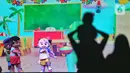 Sejumlah karakter dalam serial CoComelon tampil menghibur anak-anak dalam drama musikal CoComelon Live: Sing-A-Long yang digelar di Ballroom Pullman Central Park, Jakarta, pada Sabtu (10/5/2025). (Liputan6.com/Angga Yuniar)