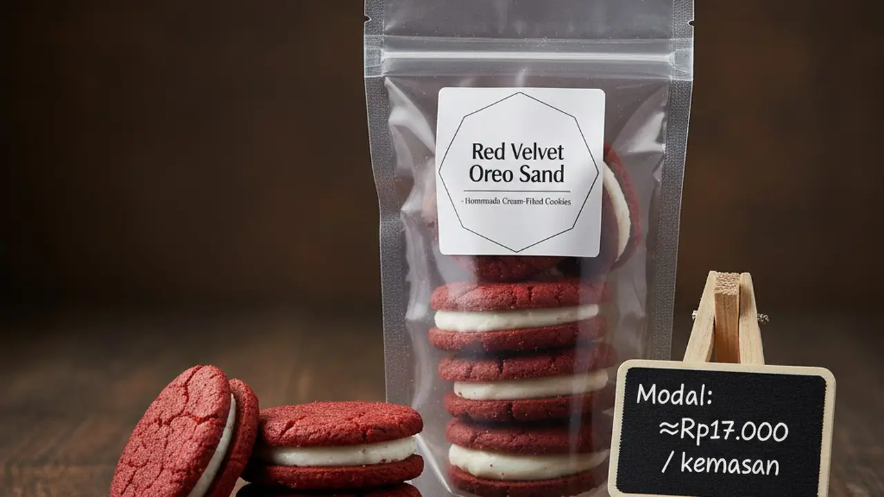 Red Velvet Oreo Sand (Gemini AI)