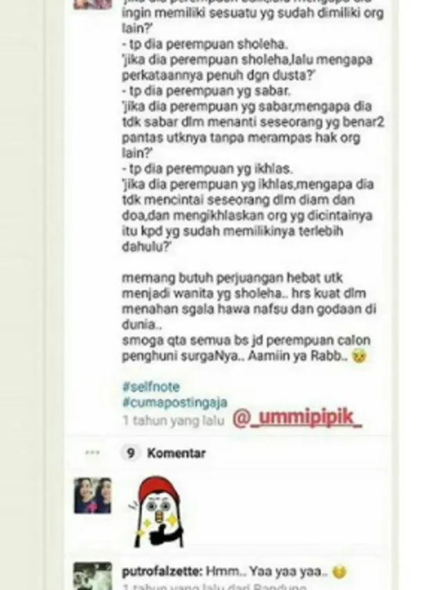 [Bintang] Suci, istri Sunu eks Matta Band