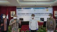 Direktur Bisnis Regional Sumatera dan Kalimantan, Muhammad Iqbal Nur, pada acara 'Customer Smelters dan Stakeholder Gathering' di Ruang Integritas, Kantor PLN Unit Induk Wilayah Kalbar, Rabu (23/6/2021).