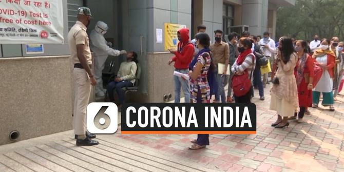 VIDEO: Catat Rekor! Kasus Harian Covid-19 Melonjak di New Delhi