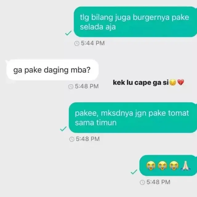 6 Chat Pelanggan Ngeluh Soal Pesanan Makanannya Ini Bikin Elus Dada
