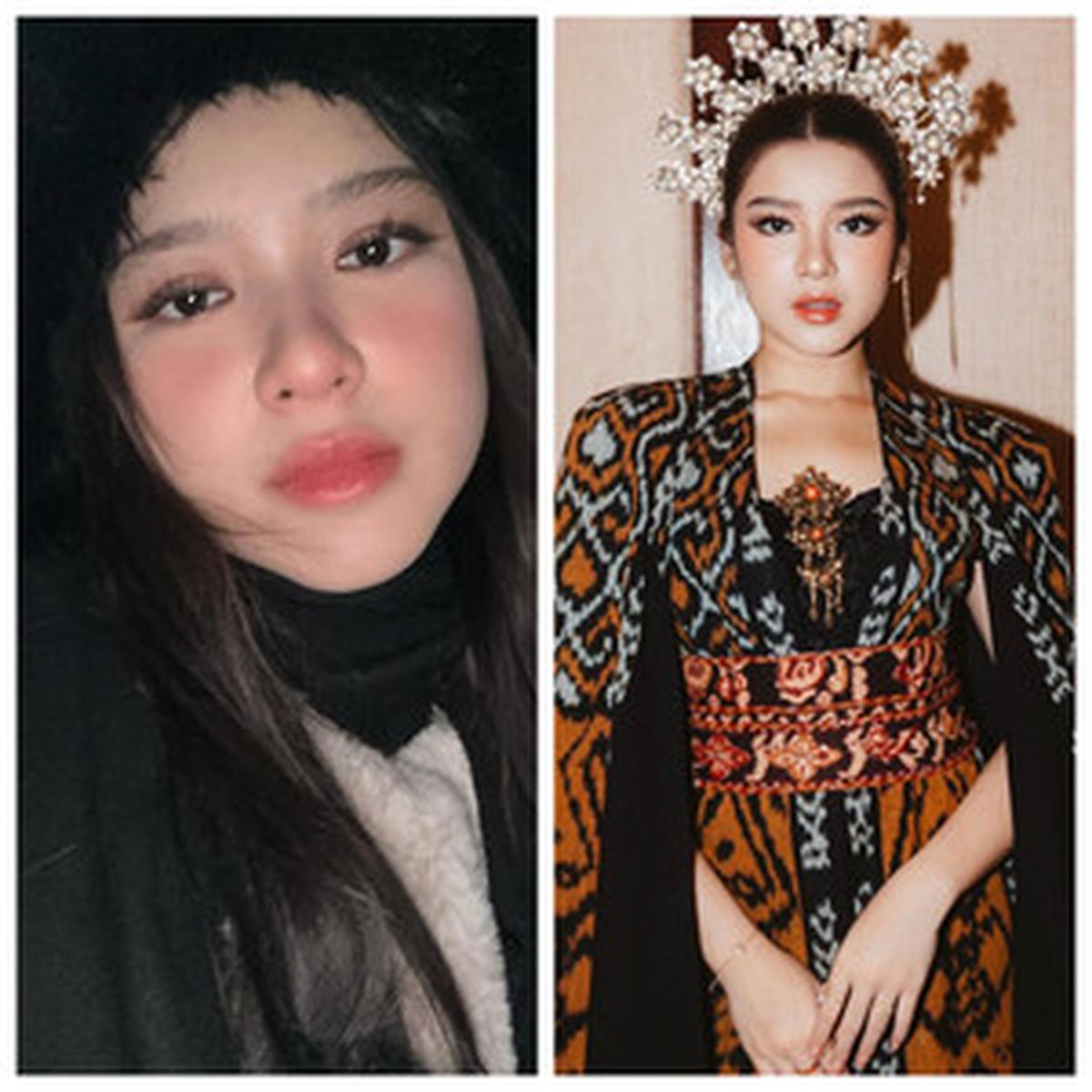 Perbedaan Makeup Tiara Andini
