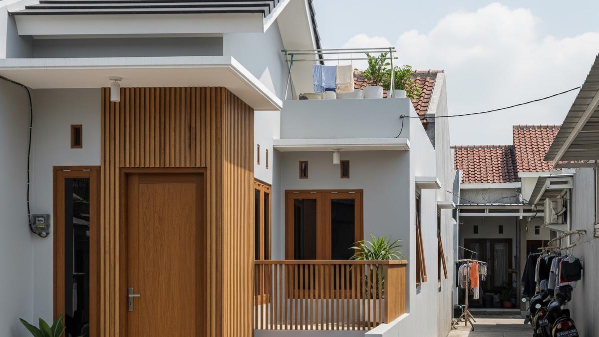7 Model Rumah Tipe 30 di Gang Sempit dengan Dak Jemur Minimalis