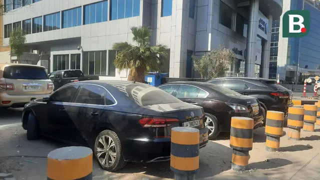 Mobil Kotor di Jalanan Qatar