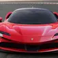 Ferrari menghadirkan SF90 Stradale sebagai hypercar Plug-in Hybrid Electric Vehicle (PHEV) pertamanya.