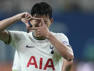 Tottenham Hotspur berkunjung ke Korea Selatan untuk melakukan laga pramusim pertamanya di kompeti 2022/2023 melawan K-League XI. (AP/Lee Jin-man)