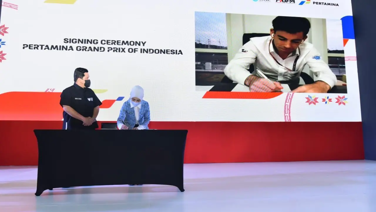 Sah! Ajang MotoGP di Mandalika Resmi Disebut Pertamina Grand Prix of Indonesia