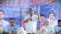 Sekjen Partai Gerindra Ahmad Muzani menghadiri konsolidasi ratusan kader Gerindra Kota Depok di Depok pada Senin (22/1/2024). (Foto: Dokumentasi Gerindra).