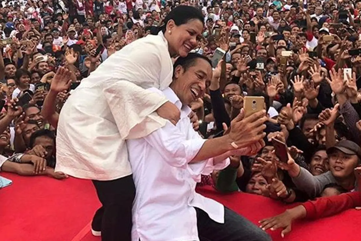 Jokowi dan Iriana
