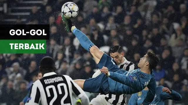 Gol tendangan salto Cristiano Ronaldo ke gawang Juventus masuk ke dalam calon gol peraih FIFA Puskas Award 2018