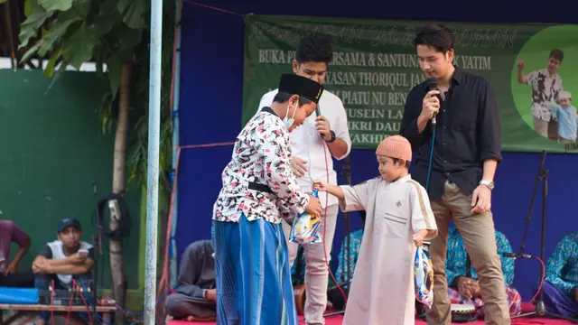 Syakir Daulay, Zikri Daulay, dan artis cilik Husein Latuconsina. (ist)