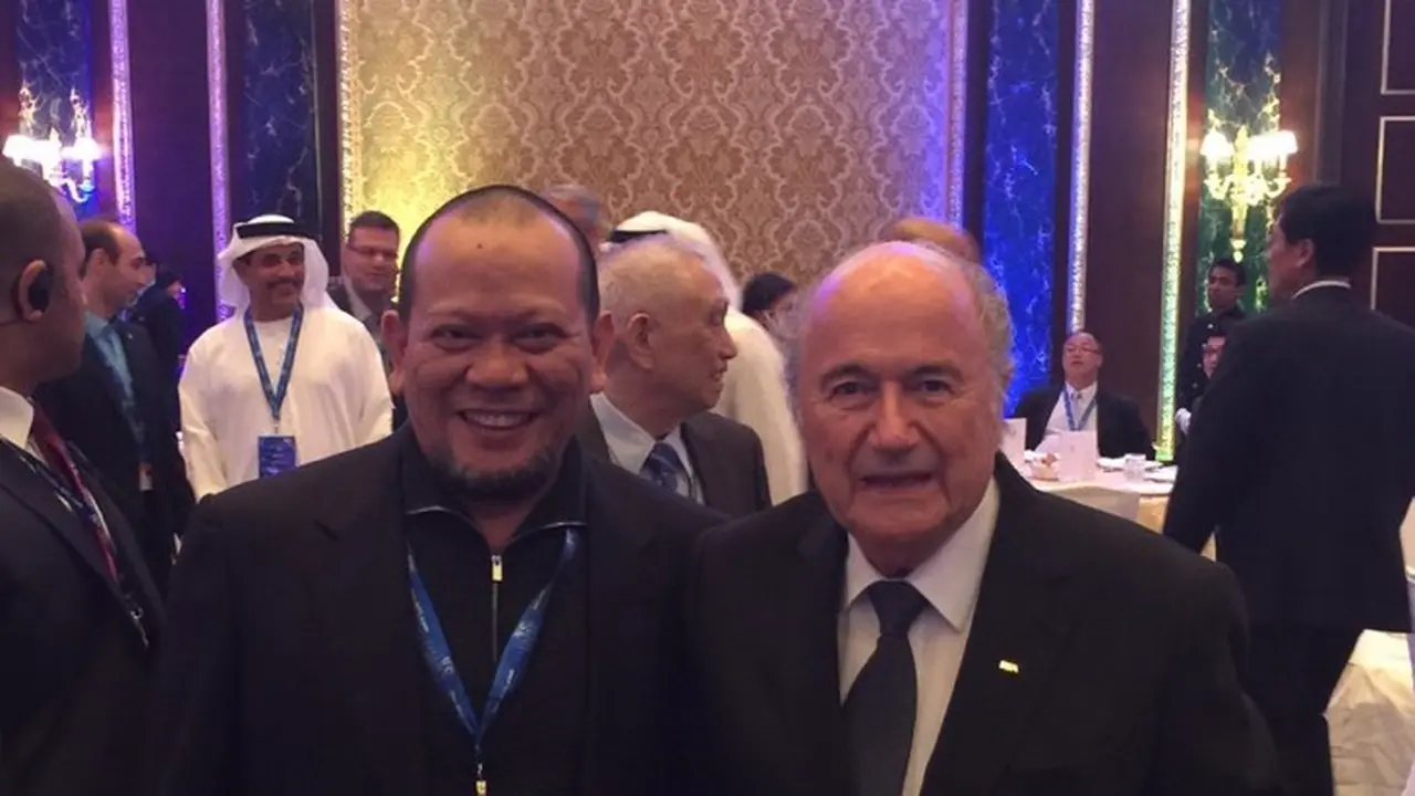 Ucapan Selamat Blatter untuk Ketua Umum PSSI Baru