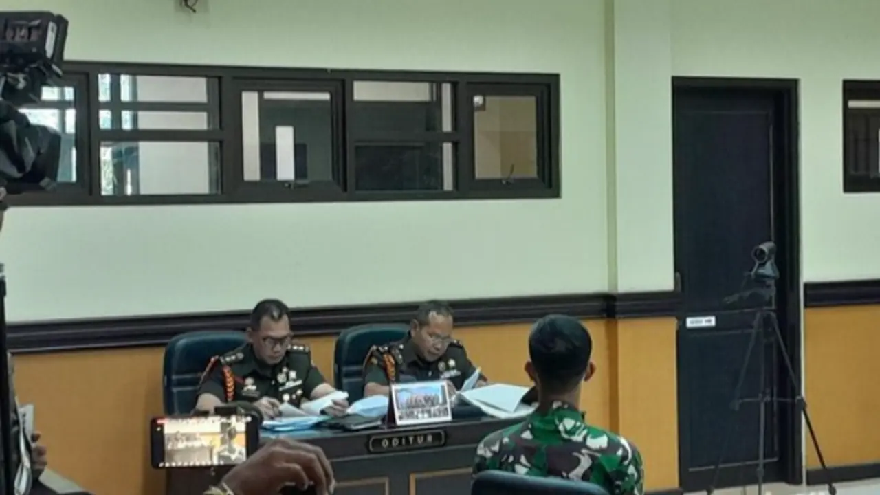 sidang prada lucky menghadirkan danton saat peristiwa penyiksaan