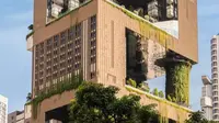 Hijaunya Hotel Mewah Singapura yang Dinobatkan Sebagai Gedung Tinggi Baru Terbaik Dunia