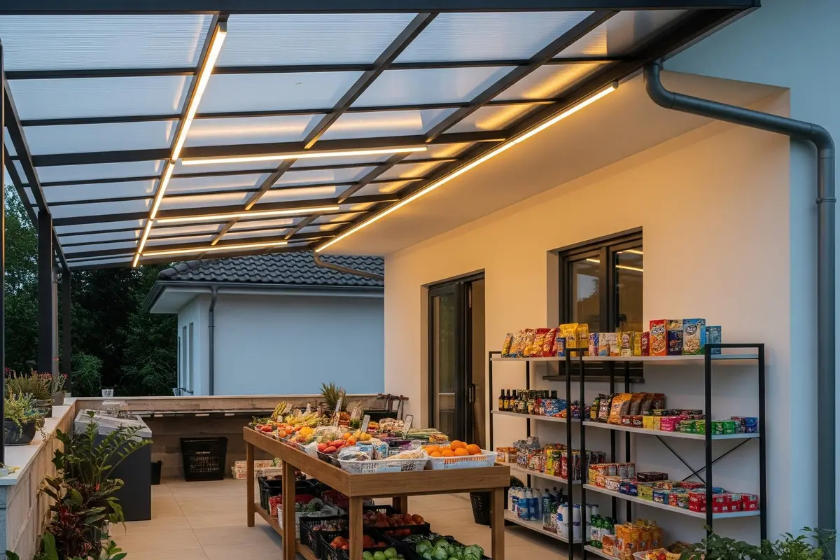 Teras Rumah Cocok untuk Warung Kelontong Sederhana
