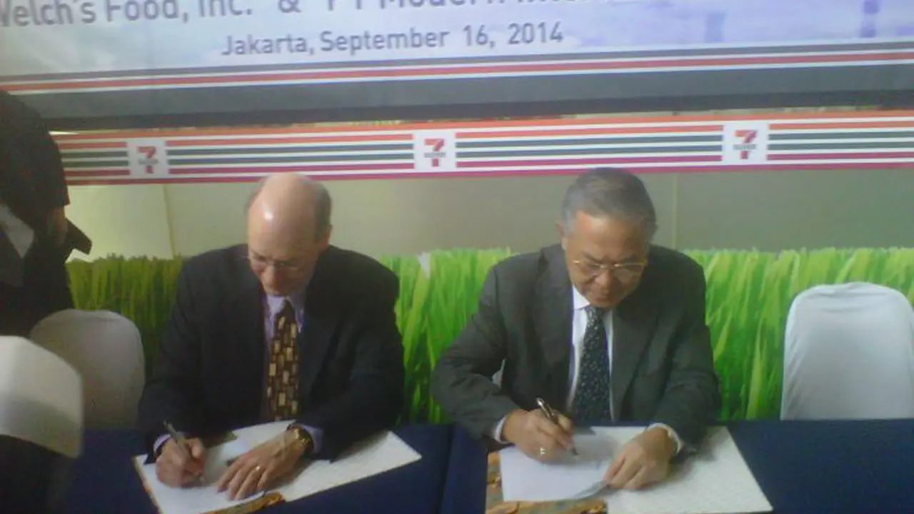 Modern Internasional kerja sama dengan Welch's 