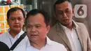 Selain itu, KPK juga memeriksa Ronny F Sompie terkait kasus dugaan perintangan pengusutan Harun Masiku dengan tersangka Sekretaris Jenderal PDI Perjuangan (PDIP) Hasto Kristiyanto. (Liputan6.com/Herman Zakharia)