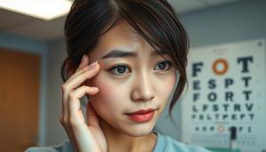 ciri ciri sakit mata ©Ilustrasi dibuat AI