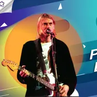 Berikut ini 5 fakta menarik di balik perjalanan musik musisi fenomenal, Kurt Cobain. (Foto: Famous Biographies, Desain: Nurman Abdul Hakim/Bintang.com)