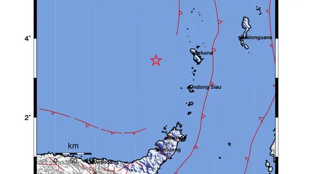 Gempa Magnitudo 5,1 Guncang Kepulauan Sangihe
