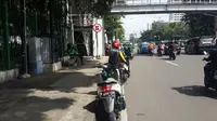 Hingga saat ini belum ada aksi massa yang datang ke depan Monas.