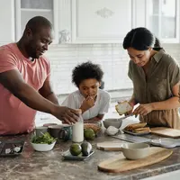 Cara menata dapur yang aman untuk anak (foto: Pexels/August de Richelieu)