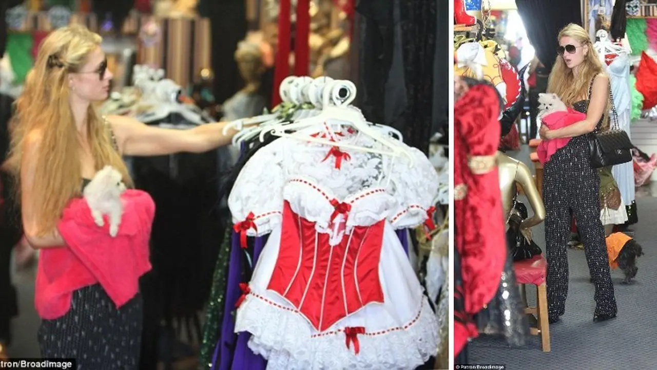Paris Hilton for Halloween 1014 1