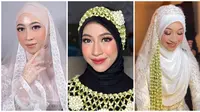 Potret Penampilan Adiba Khanza dari Malam Bainai hingga Resepsi. (Sumber: Instagram/weddingkusumadewi/vivithalib/ikawatifitria)