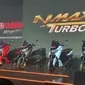 Peluncuran Yamaha NMax Turbo di Jakarta. Harga mulai dari Rp 32 jutaan on the road Jakarta. (Liputan6.com/Septian)