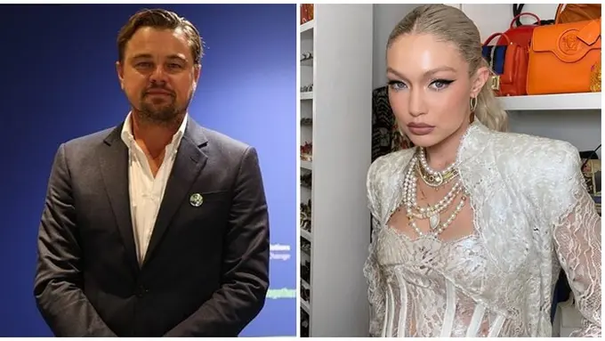 Gigi Hadid dan Leonardi DiCaprio