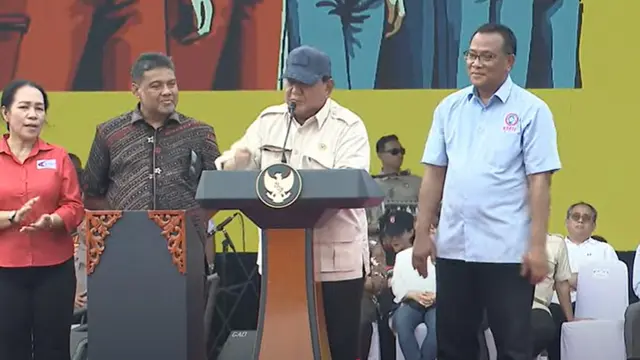 Janji Presiden Prabowo saat Hari Buruh Internasional