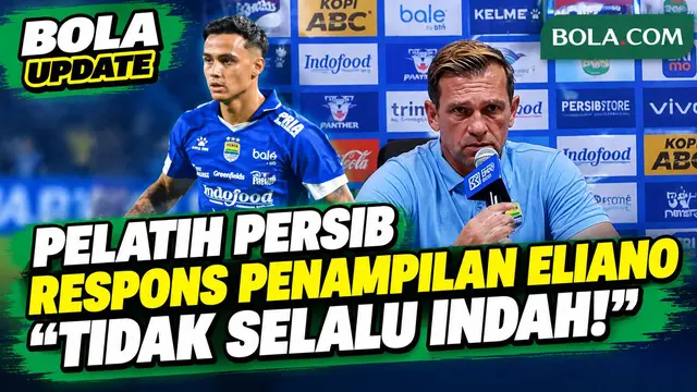 Pelatih Persib Igor Tolic Blak-blakan Soal Penampilan Eliano Reijnders Vs Persik: Tak Selalu Indah